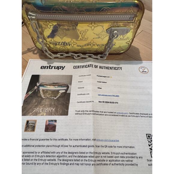 Louis Vuitton Volga Prism Pochette Virgil Abloh Monogram Limited Edition RARE - Picture 6 of 9